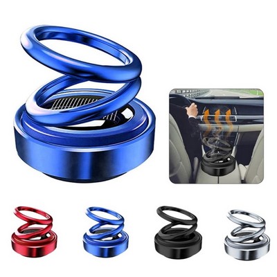 Double Loop Rotating Car Air Freshener