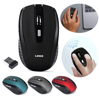 Custom Computer Laptop Wireless Mouse with USB Receiver