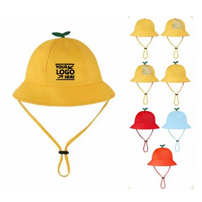 Adjustable Kindergarten Cotton Bucket Hat