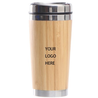 15OZ Bamboo Coffee Cup