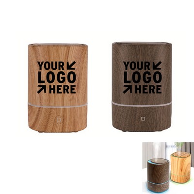 Wooden Aroma Humidifier with 7 Color Changing Lights