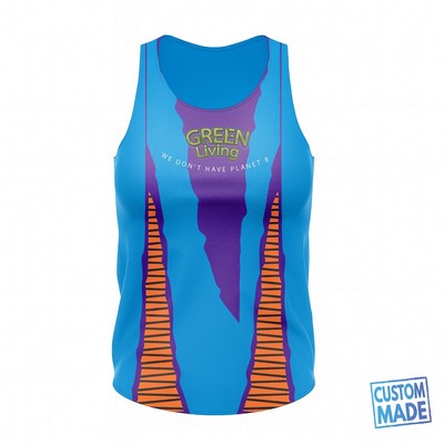 Women's Mesh Sublimated Jersey Style Tank Top