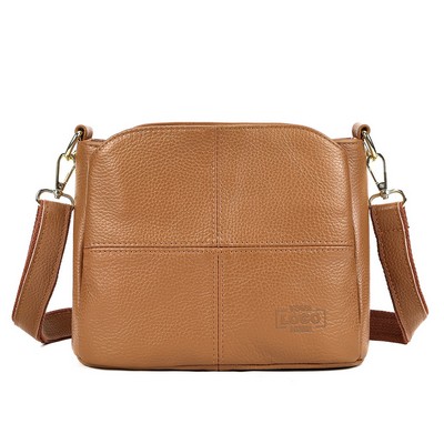 Classic Leather Shoulder Bag