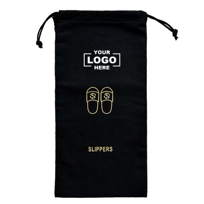 Shoe Storage Bags 100% Cotton with Drawstring for Men and Women for Travel