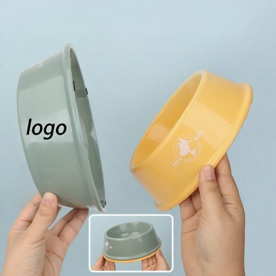 Plastic Anti-Slip Pet Bowl