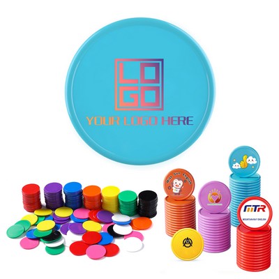 Full Color Imprint Round Plastic Token