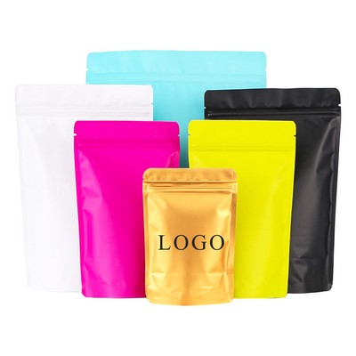 Custom Aluminumed Foil Flat Bottom Heat Sealed Packaging Bag