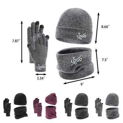 Cozy Knit Winter Accessories Set
