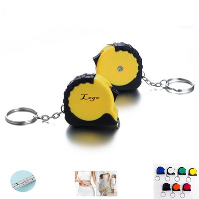 Mini Tape Measure Keychain