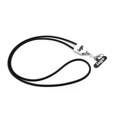 4" 1 Crossbody Lanyard Charging Cable