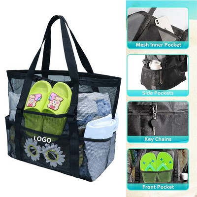 Large Mesh Beach Bag