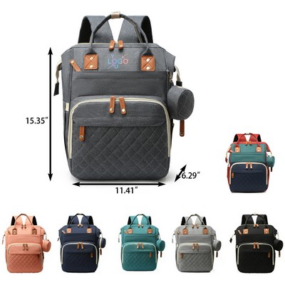 Waterproof USB Baby Mummy Backpack