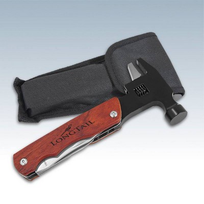Hammer Multi-Tool w/Wood Handle & Pouch