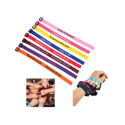Adjustable Polyester Woven Bracelet