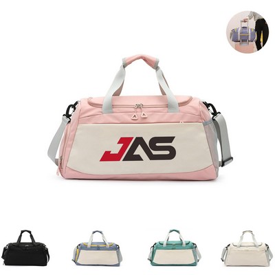 Waterproof Gym Duffel Tote Bag with Yoga Mat Holder