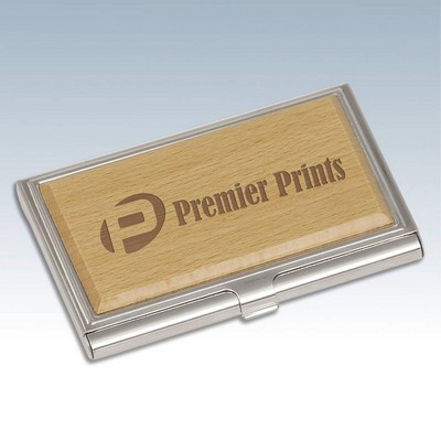Maple Business Card Holders