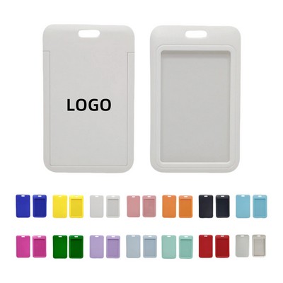 Plastic Badge Holder Vertical