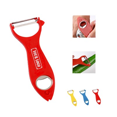 2 in 1 Bottle Opener With Peeler