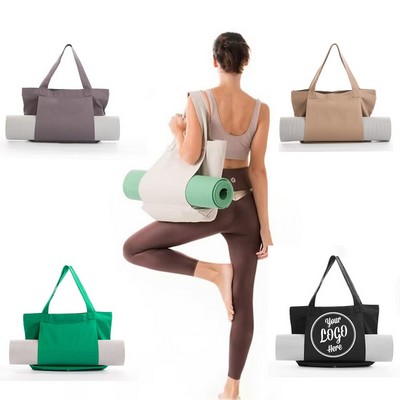 Canvas Yoga Tote Bag