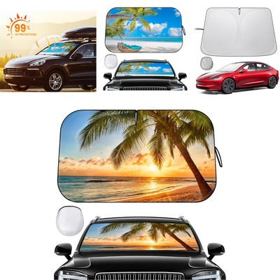 Foldable Car Windshield Sun Shade