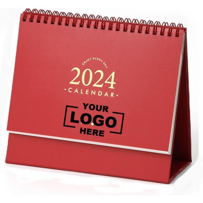 Vibrant Full-Color Desktop Tent Calendar