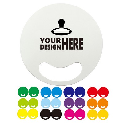 Round Hand Fan With Double-Sided Full-Color Printing