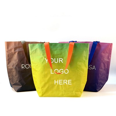 Laminated PP woven tote bag