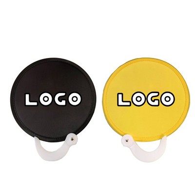 Pop Up Folding Nylon Disc Fan with Handle