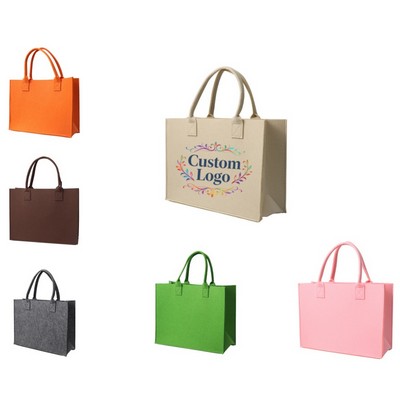 Structured Reusable Grocery Bag With Handles