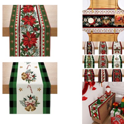 Christmas printed Long Table Runner Tablecover