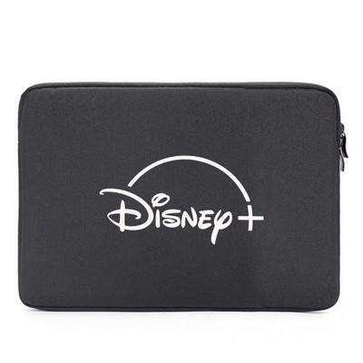 11" Nylon Cloth Laptop Sleeve with One-Color Screen Print