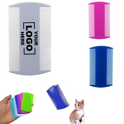 Premium Double-Sided Pet Flea and Lice Grooming Comb