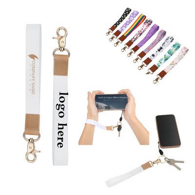 3/4" Sublimation Wristlet Keychain