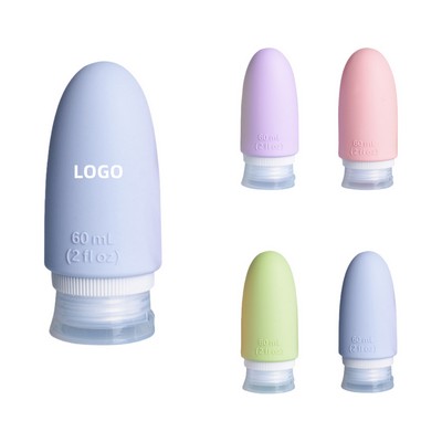 Leak Proof Squeezable Silicone Travel Bottles