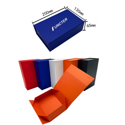 Folding Gift Box/One-piece Gift Box/Magnetic Clamshell Packing Box 8.66'' X 5.91''