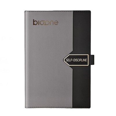 A5 Leather-bound Hardcover Notebook