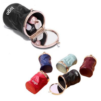 Cosmetic Mini Bag with Mirror