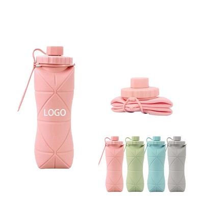 20Oz Foldable Sports Water Bottle