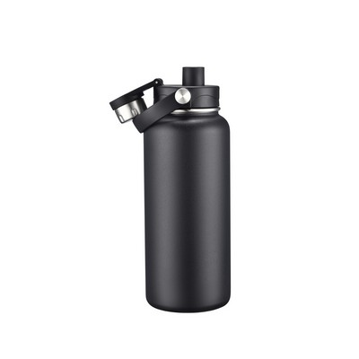 Endura 34 oz Black Vacuum Water Bottle