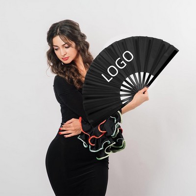 13-Inch Folding Fan for Tai Chi, Dance, and Martial Arts