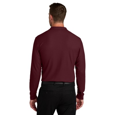 Port Authority Wearever Signature Pique Long Sleeve Polo