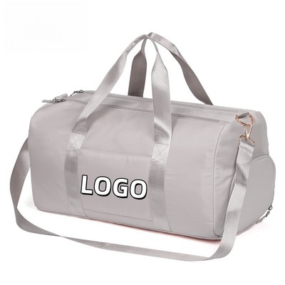 Wholesale Women Gym Duffel Bag with Shoe Pocket