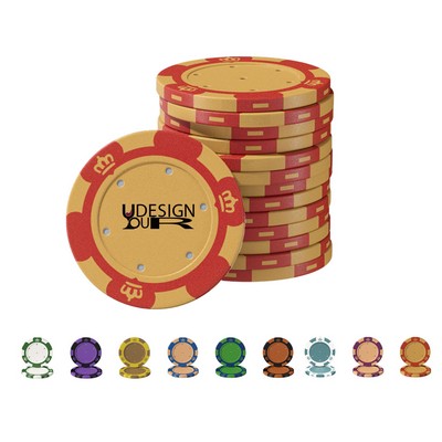 Blank Clay Plastic Poker Chips
