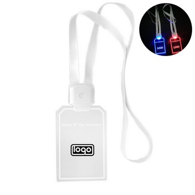 LED Acrylic Badge Holder