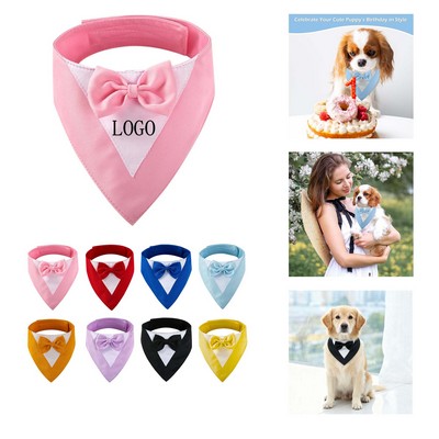 Dog Bandana Pet Triangle Bibs Scarfs (XS - L)