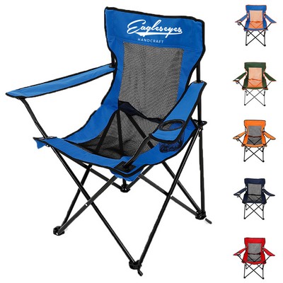 Nylon Folding Breathable Beach Chair