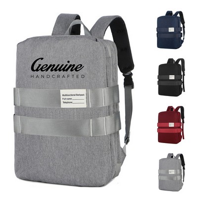 Water-repellent Polyester Travel Backpack