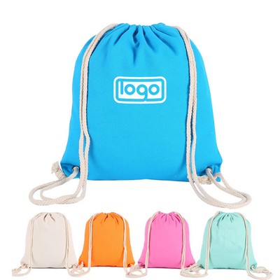 Canvas Sport Drawstring Backpack