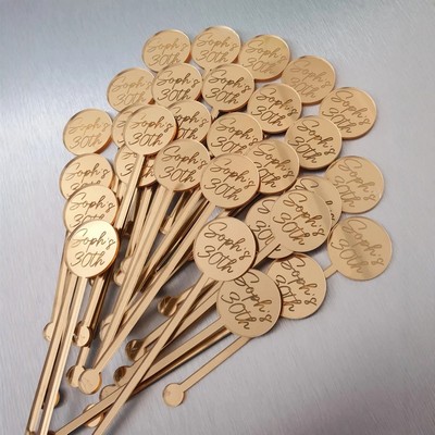 Custom Logo Acrylic Cocktail Stirrers