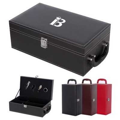 Wine Opener Set Box w/ Lock Catch